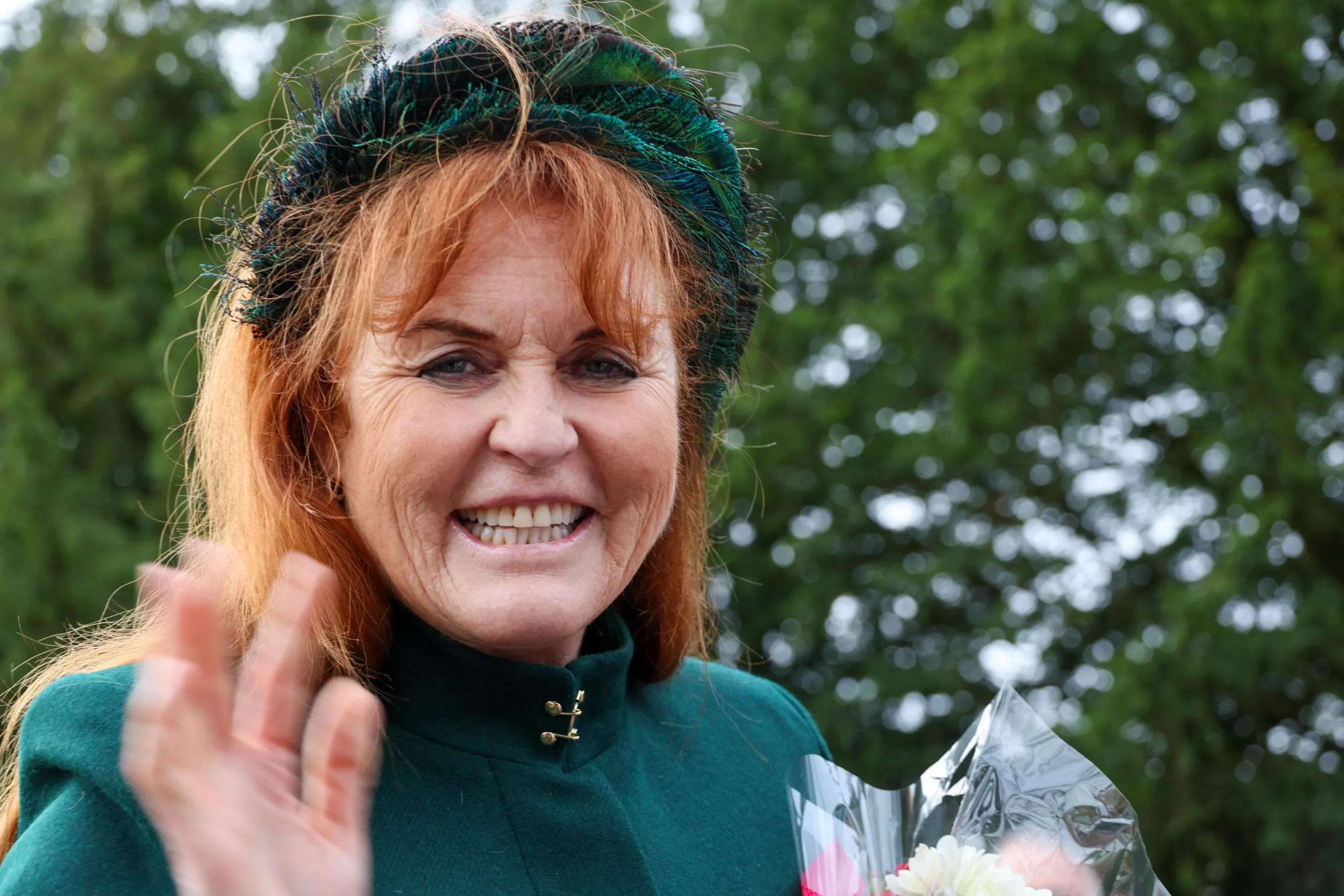 Photos of the Royal Party, and waiting visitors, at Sandringham on Christmas Day. PHOTO: Wisbech Tweet