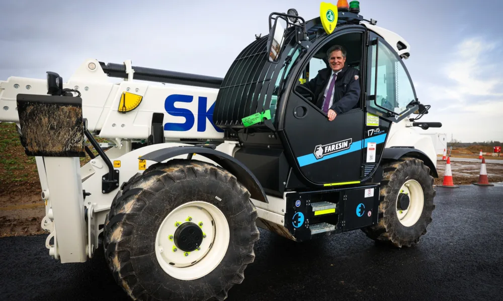 MP and junior transport minister Anthony Browne at the ground breaking ceremony for the £1 billion transformation will create a new 10-mile dual carriageway and numerous junction improvements, transforming journeys between the A1 Black Cat roundabout in Bedfordshire and A428 Caxton Gibbet roundabout in Cambridgeshire.