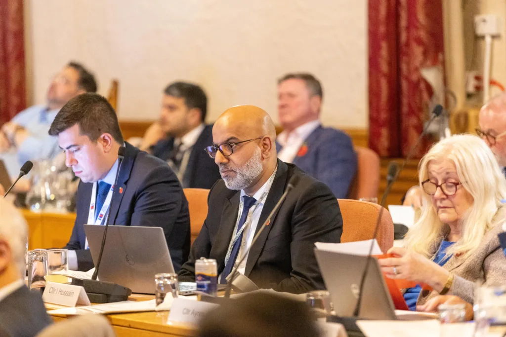 The crucial meeting of Peterborough City Council in November that saw Cllr Wayne Fitzgerald ousted as leader in favour of Cllr Mohammed Farooq. The challenge is now for the cabinet that took charge can deliver. PHOTO: Terry Harris 