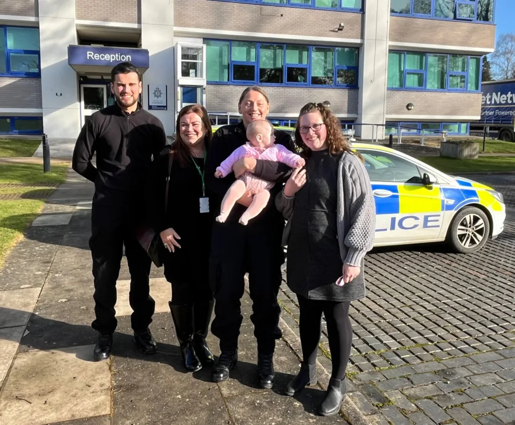 L-R George, Hannah, Barbara, Ivy and Laura