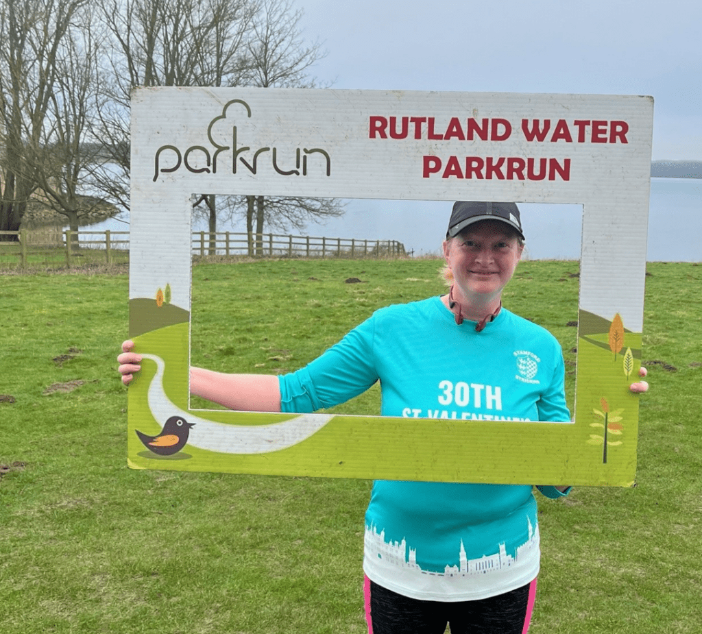 A member of her local Stamford Striders Running Club, Helen Gregory’s training includes regular all-weather runs and half marathons.