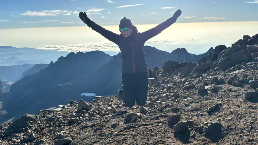 Severica said: “Standing on the summit of Mount Kenya, I felt a surge of emotions. Reaching this peak wasn't just about personal achievement; it was about the children facing unimaginable trauma