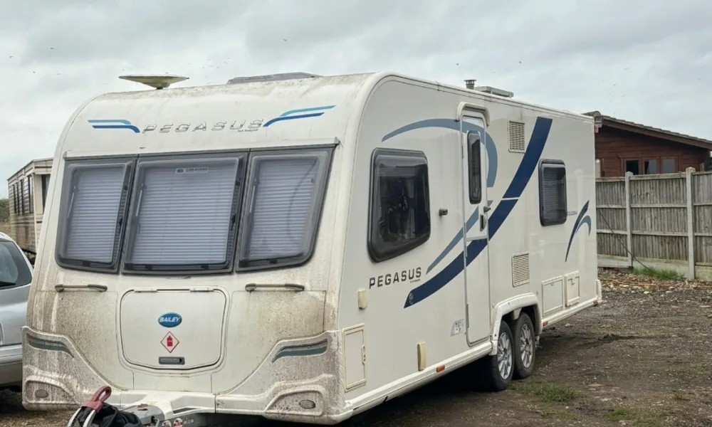 Police revealed that the Cottenham caravan was discovered whilst South Cambs Neighbourhood Policing Team (NPT) were searching for a wanted man.