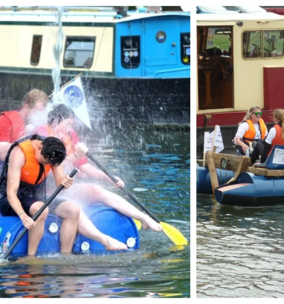 A glimpse of what to expect if you sign up for the Aquafest raft race in Ely on July 7