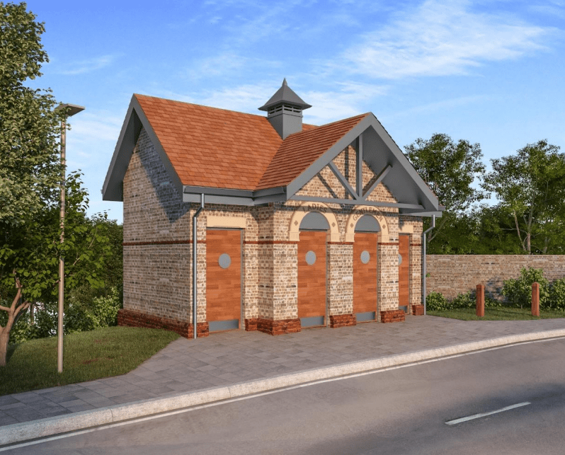 In with the new: 3D images of the new toilet block planned for Grays Lane, March