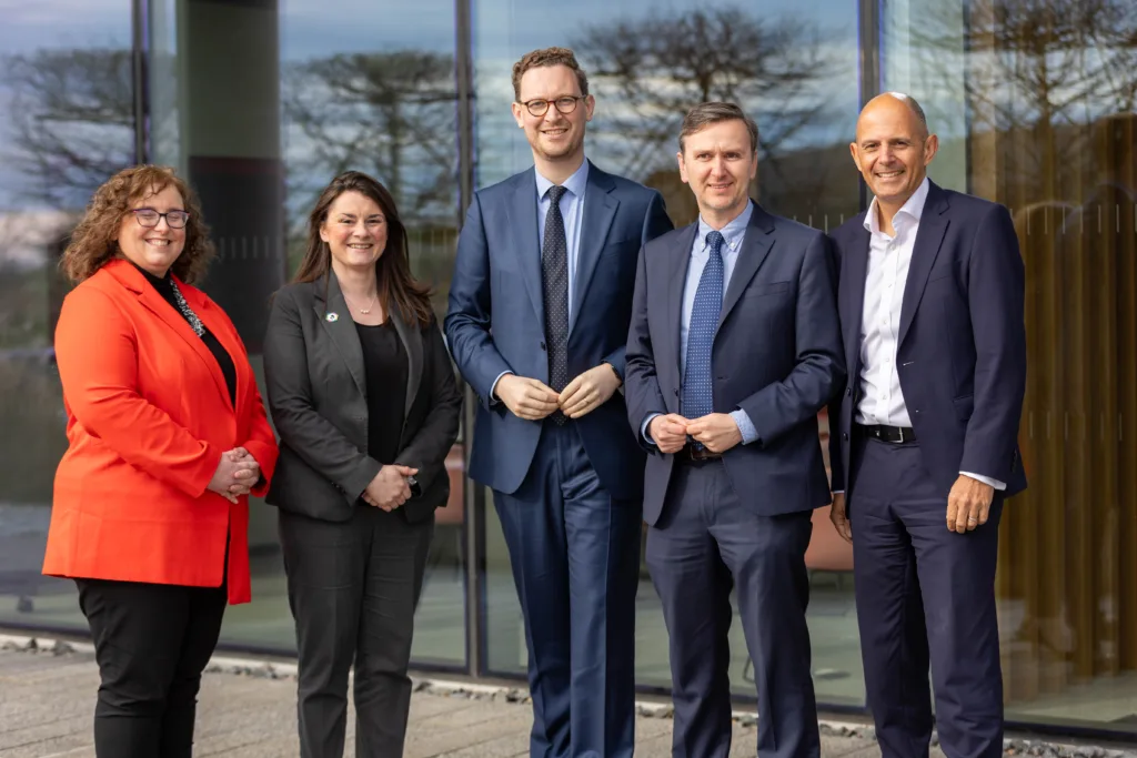 Shadow Minister Darren Jones and Labour Parliamentary candidate for Peterborough Andrew Pakes visit British Sugar to address business owners at British Sugar, Hampton, Peterborough Thursday 21 March 2024. Picture by Terry Harris