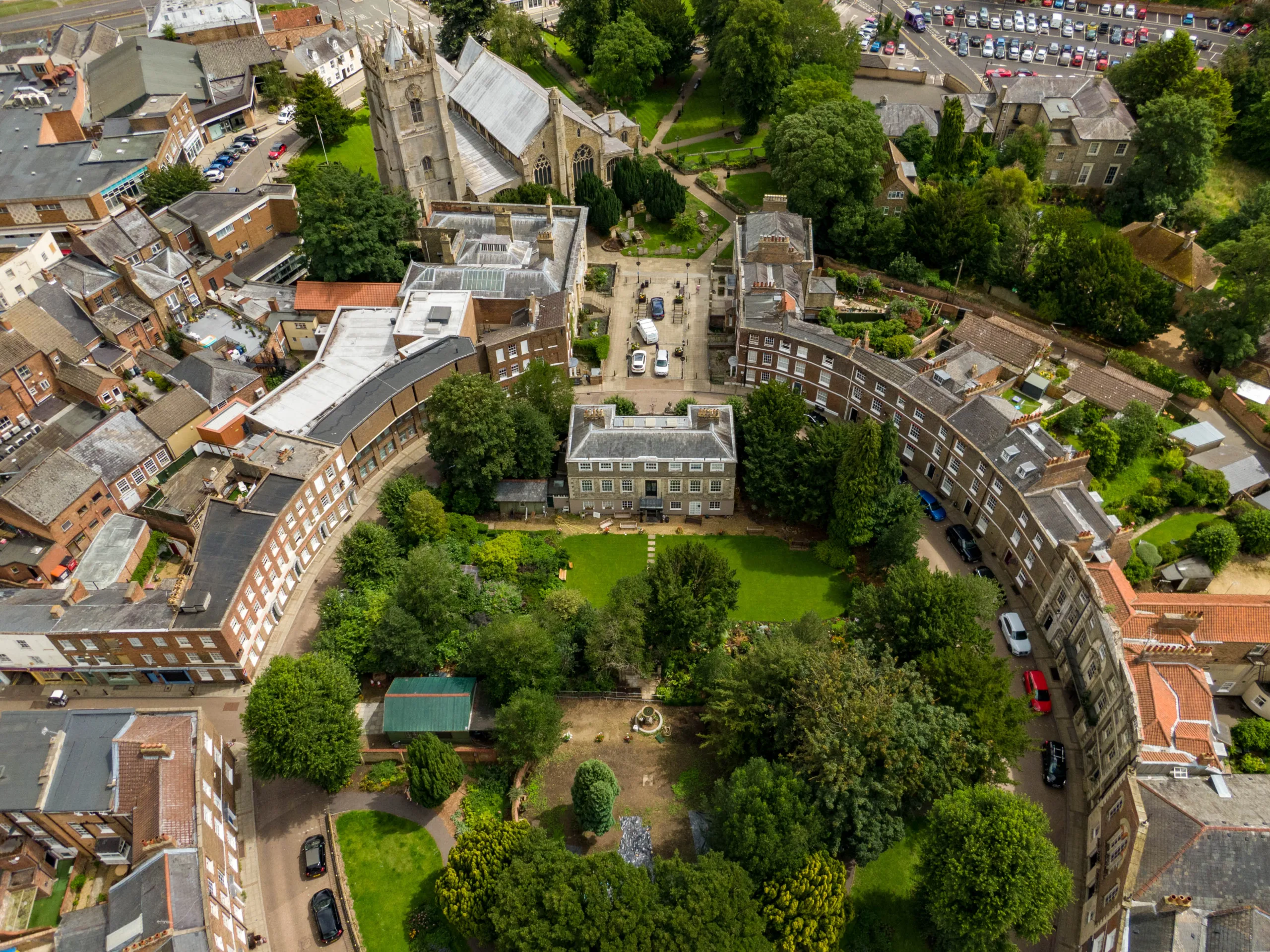 Consultants visualised a new visitor centre for Wisbech Castle “with main entrance, cafe, orientation and information point and facilities will be located at the north edge of the Castle Gardens”. PHOTO: Terry Harris