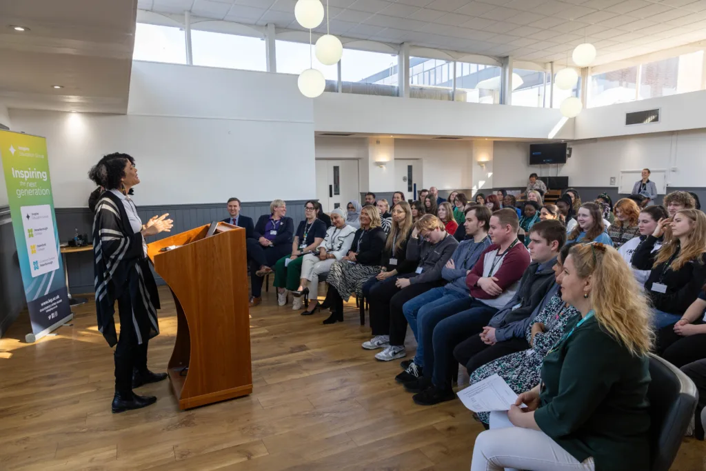 On International Women’s Day, Shadow Science Minister Chi Onwurah MP has been visiting Peterborough today; she was accompanied Andrew Pakes, the Labour parliamentary candidate for Peterborough. PHOTO: Terry Harris 