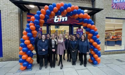 B&M open new store at the Cloisters, Ely, Cambridgeshire. More than 30 jobs have been created.