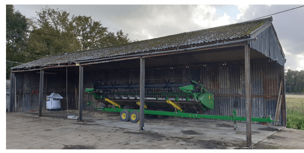 Photos considered by planners both at Huntingdonshire District Council and by the Planning Inspectorate showing the state of the agricultural buildings before they were converted. PHOTO: Planning portal, Hunts DC   