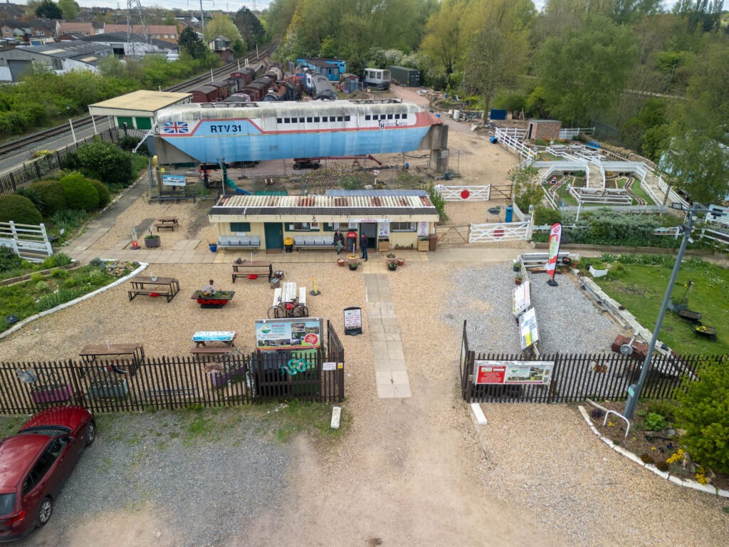 National Highways lend a helping hand to move Wansford Road station on the A47 to a new home at Railworld, Peterborough. PHOTO: Terry Harris 