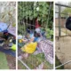 Police pin a closure order to the land where rough sleeping is banned, and anyone caught there risks prosecution. Police also released photos – not all recent – of evidence of people living there.