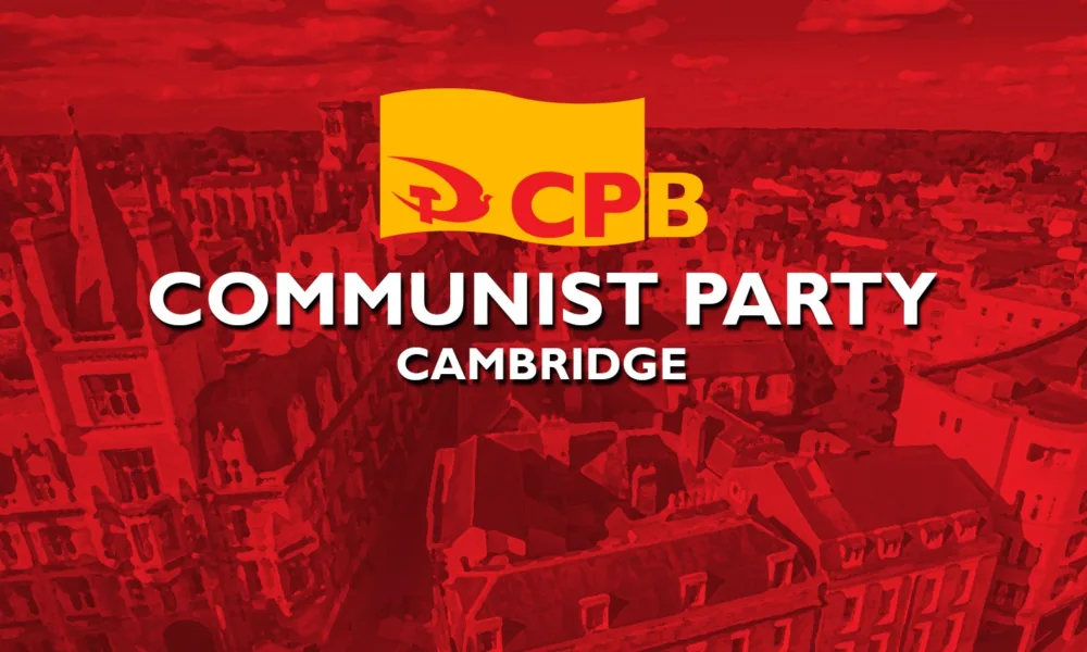 Simon Brignell will be contesting Cambridge's Abbey ward for the Communist Party which is campaigning with the slogan ‘Shake up the City Council, put a communist in the Guildhall! For Peace & Socialism!’