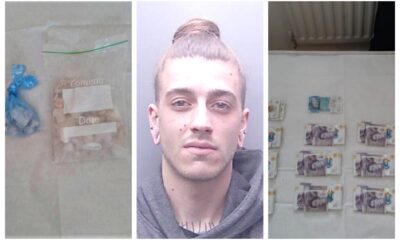 Police uncovered thousands of pounds worth of drugs and cash after they carried out a warrant at Jack Defraine’s former home in Sparrow Road, Hampton Vale