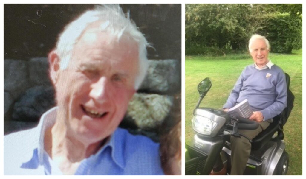 Robin Haines, 84, was reporting missing to police last night (Friday) after he failed to return to his home in Little Shelford.