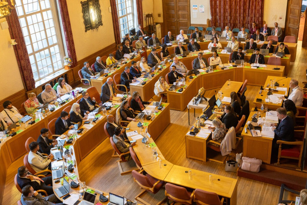 Peterborough City Council, Monday May 20, where Labour took control PHOTO: Terry Harris