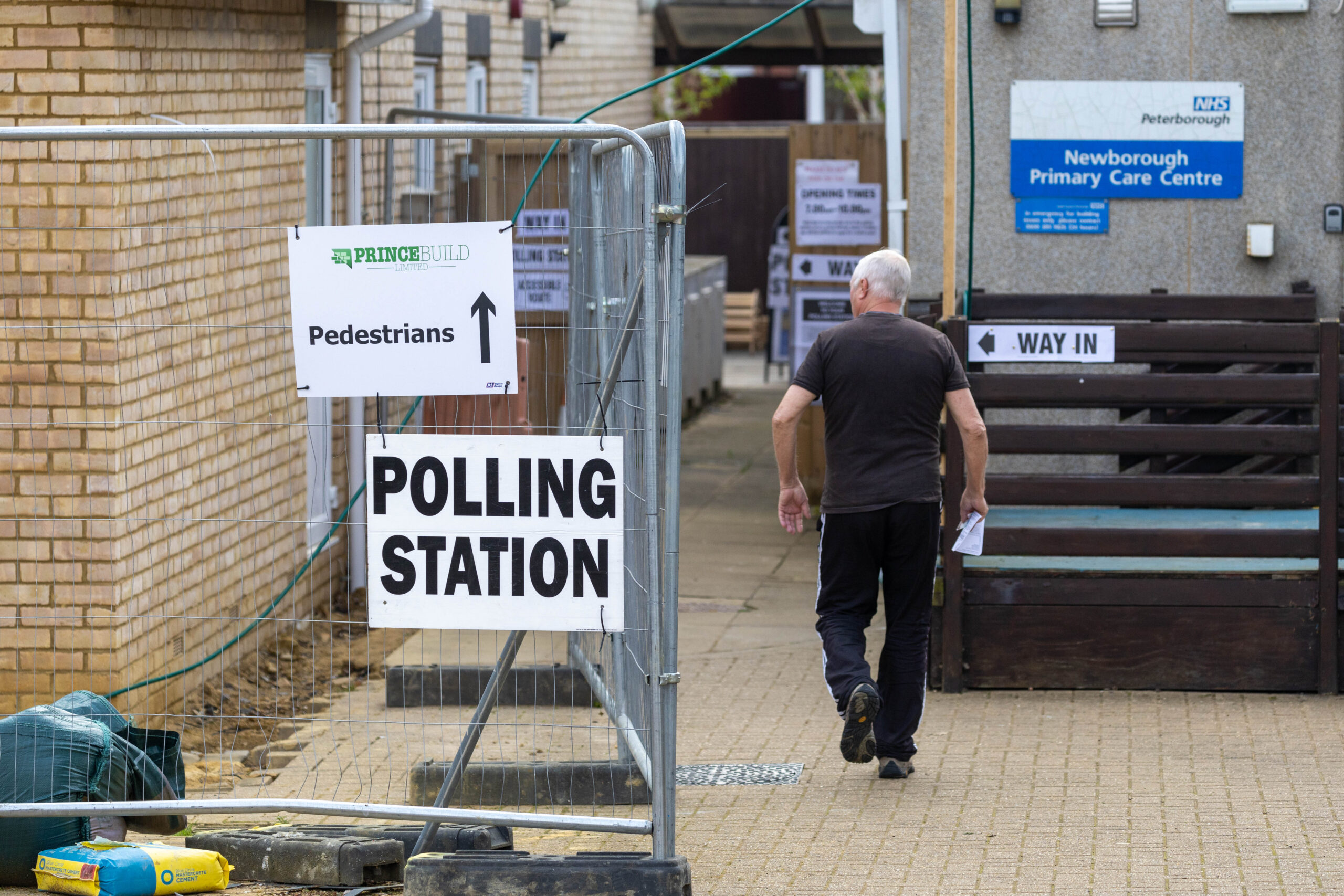 Polling under way today across Peterborough. Early indications suggest an improved turnout on 2023. PHOTO: Terry Harris