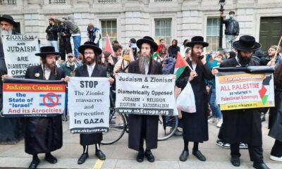 ‘We were a very mixed crowd on the Gaza demonstration. The strongest condemnation came from Hasidic Jews’ says ANGELA SPRINGER who attended Tuesday’s demonstration in London outside the gates of Downing Street