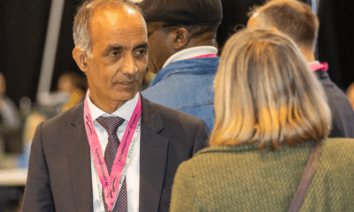 Local Elections 2024, Kingsgate Conference Centre, Peterborough Thursday 02 May 2024. Council leader Mohammed Farooq (left) Picture by Terry Harris