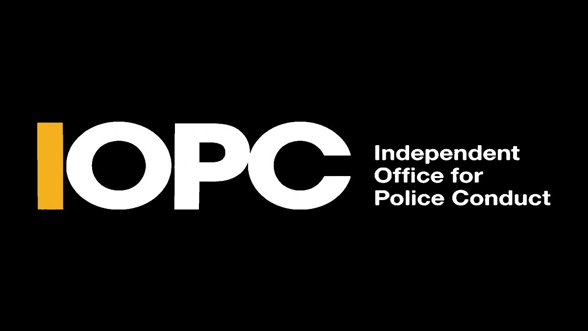 The IOPC is the police complaints watchdog for England and Wales and completely independent of the police. It investigates the most serious complaints and conduct matters involving the police ‘and we set the standards by which the police should handle complaints’