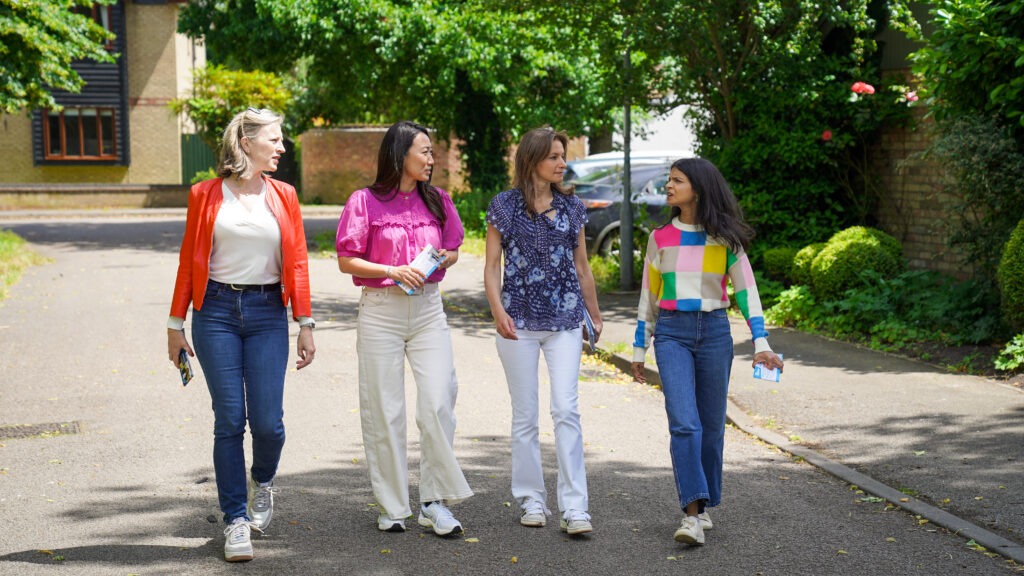 Akshata Murty took along Lucia Hunt, wife of the Chancellor, Jeremy Hunt, and Susie Cleverly, wife of the Home Secretary, James Cleverly to support Lucy Frazer