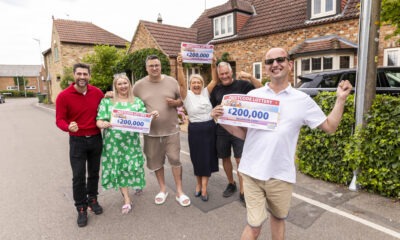 Neighbours celebrate Postcode Lottery win