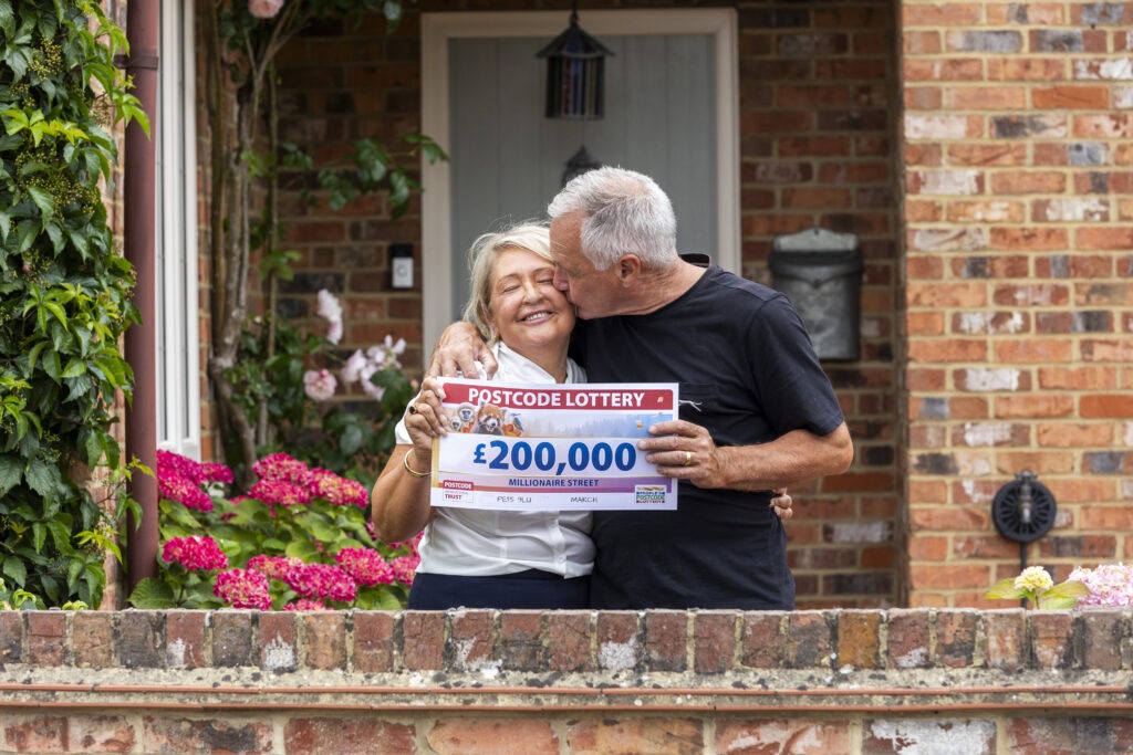 SHOCK & AWESOME: Tracy and hubby Paul can’t believe win 