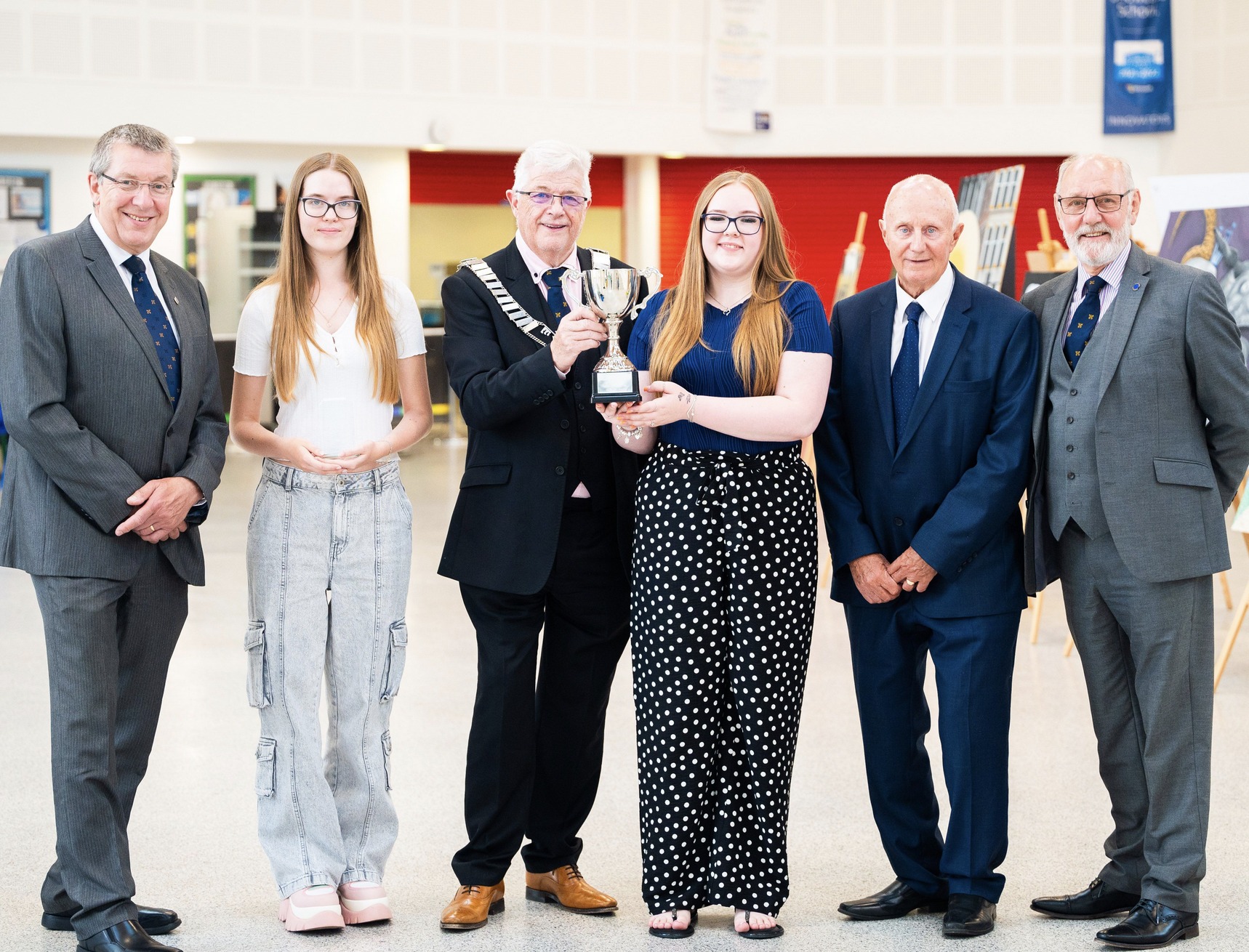 CA-business-award-student-winners-with-Michael-Bates-Derrick-Holmes-Brian-Kett-and-Peter-Dennis-of-Wisbech-BPMC