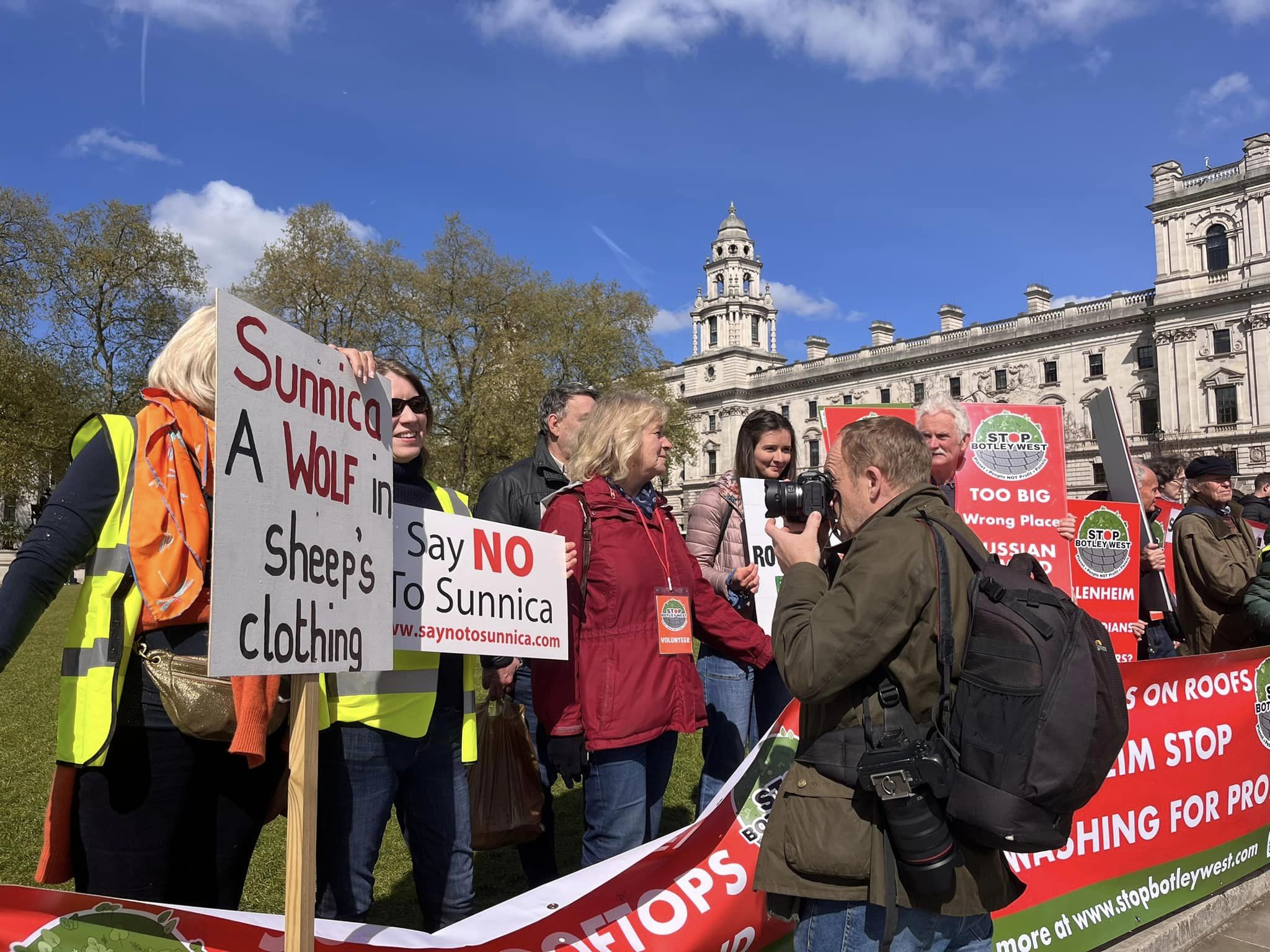 Say NO to Sunnica campaign group has mounted a massive effort to stop the solar farm PHOTO: Say NO to Sunnica