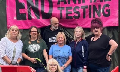 Camp Beagle says ‘the visit of friends Wendy Turner Webster and Carol Royle to Camp Beagle on July 1st, 2024, marks a significant moment in the ongoing discourse surrounding animal rights and the ethical considerations of animal testing’