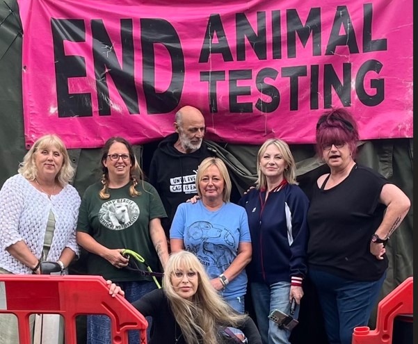 Camp Beagle says ‘the visit of friends Wendy Turner Webster and Carol Royle to Camp Beagle on July 1st, 2024, marks a significant moment in the ongoing discourse surrounding animal rights and the ethical considerations of animal testing’