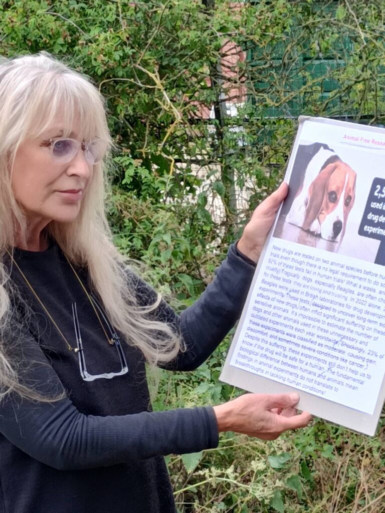 Camp Beagle says ‘the visit of friends Wendy Turner Webster and Carol Royle to Camp Beagle on July 1st, 2024, marks a significant moment in the ongoing discourse surrounding animal rights and the ethical considerations of animal testing’