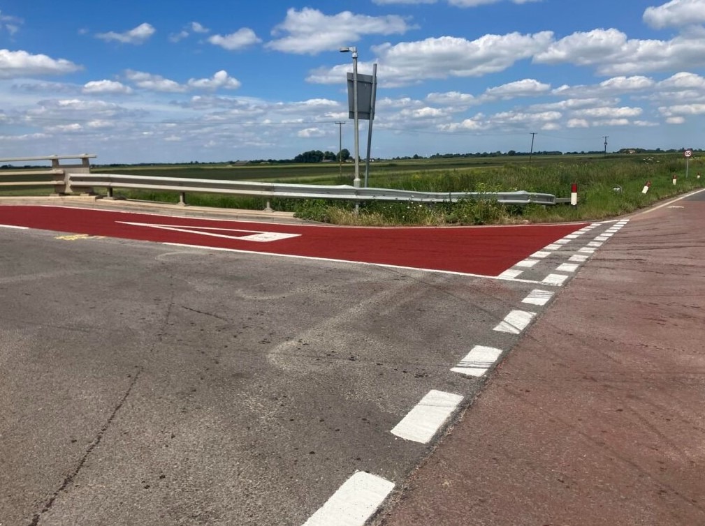 Cambridgeshire County Council says the work carried out at the Boots Bridge junction between Manea and Wimblington was “in response to local concerns to improve road safety”.