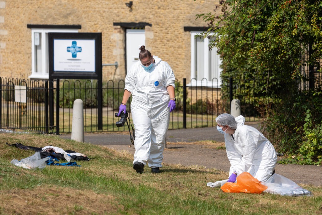 Police are investigating a triple stabbing in Peterborough in the early hours of today. The stabbings took place in Freston, Paston; two teenagers remain in hospital ‘in a serious condition’. PHOTO: Terry Harris 