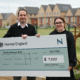 L-R: Matthew Brown, Head of Development at Homes England; and Catherine O’Toole, Planning and Enabling Manager (Large Sites – Northstowe) at Homes England. PHOTO: Phil Mynott